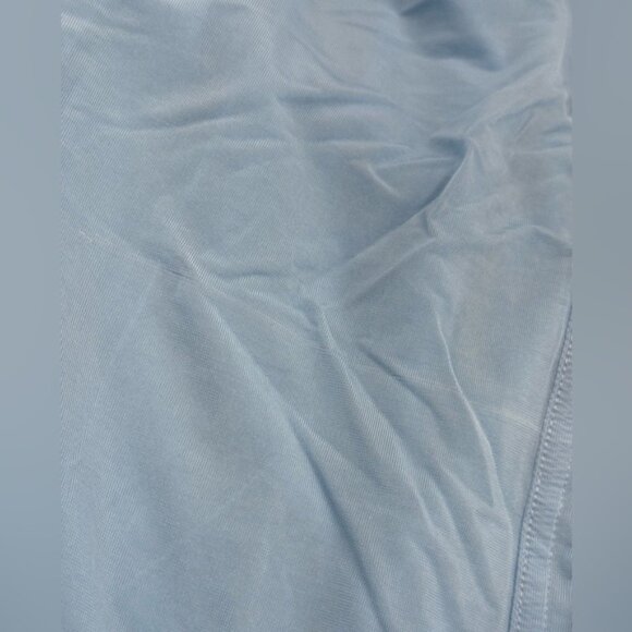 🆕 RAT & BOA 🧿 NWOT Freja Slinky Baby Blue Tie-Waist T-Shirt Mini Dress, Sz S - Picture 16 of 16